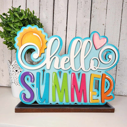 Standing Hello Summer DIY Kit.