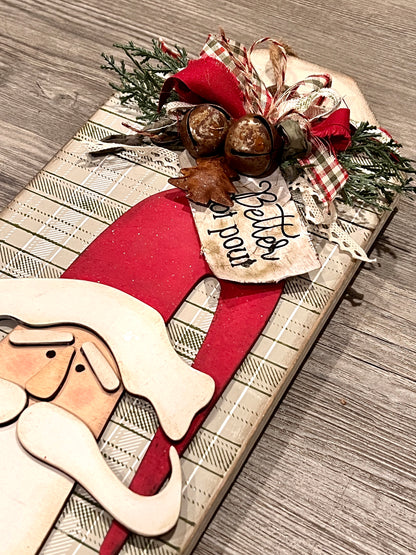 Unfinished Primitive Santa Door Hanger Cutouts