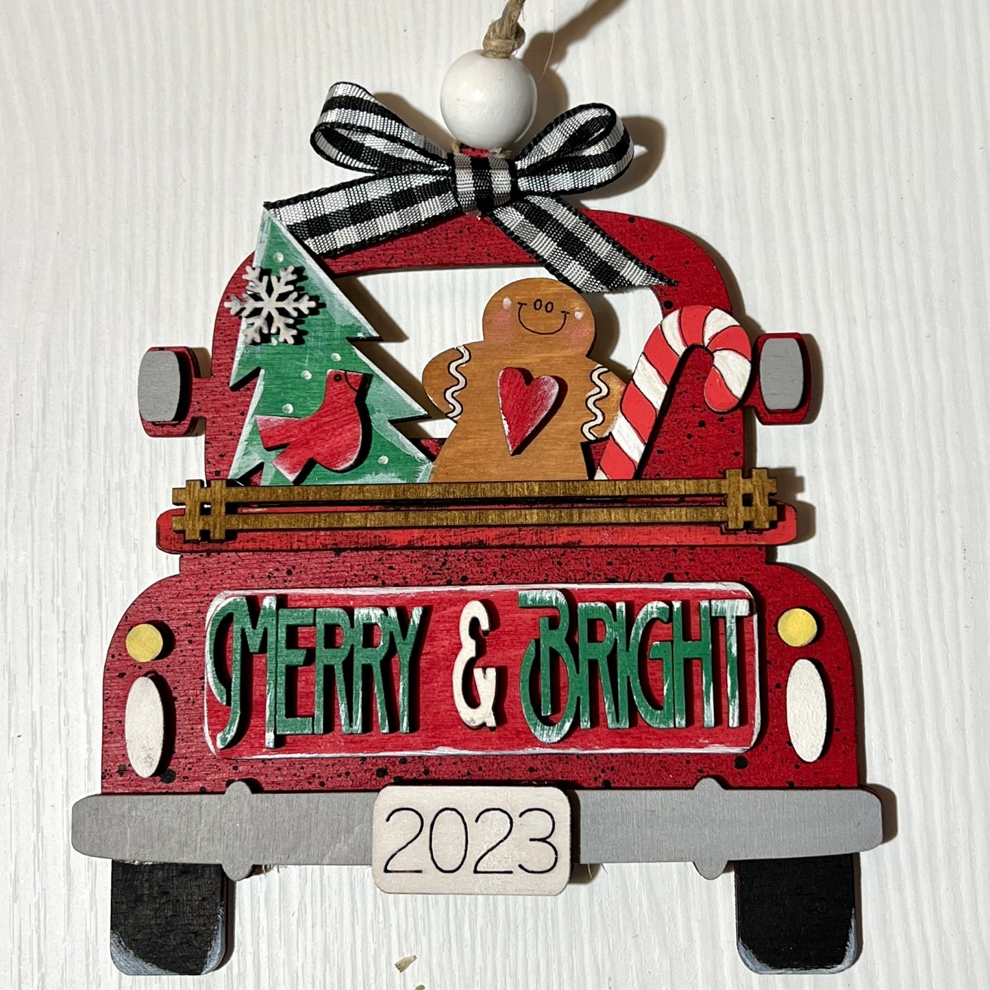 Vintage Truck Ornament/Gift Card