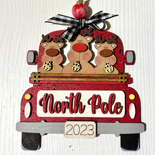 Vintage Truck Ornament/Gift Card