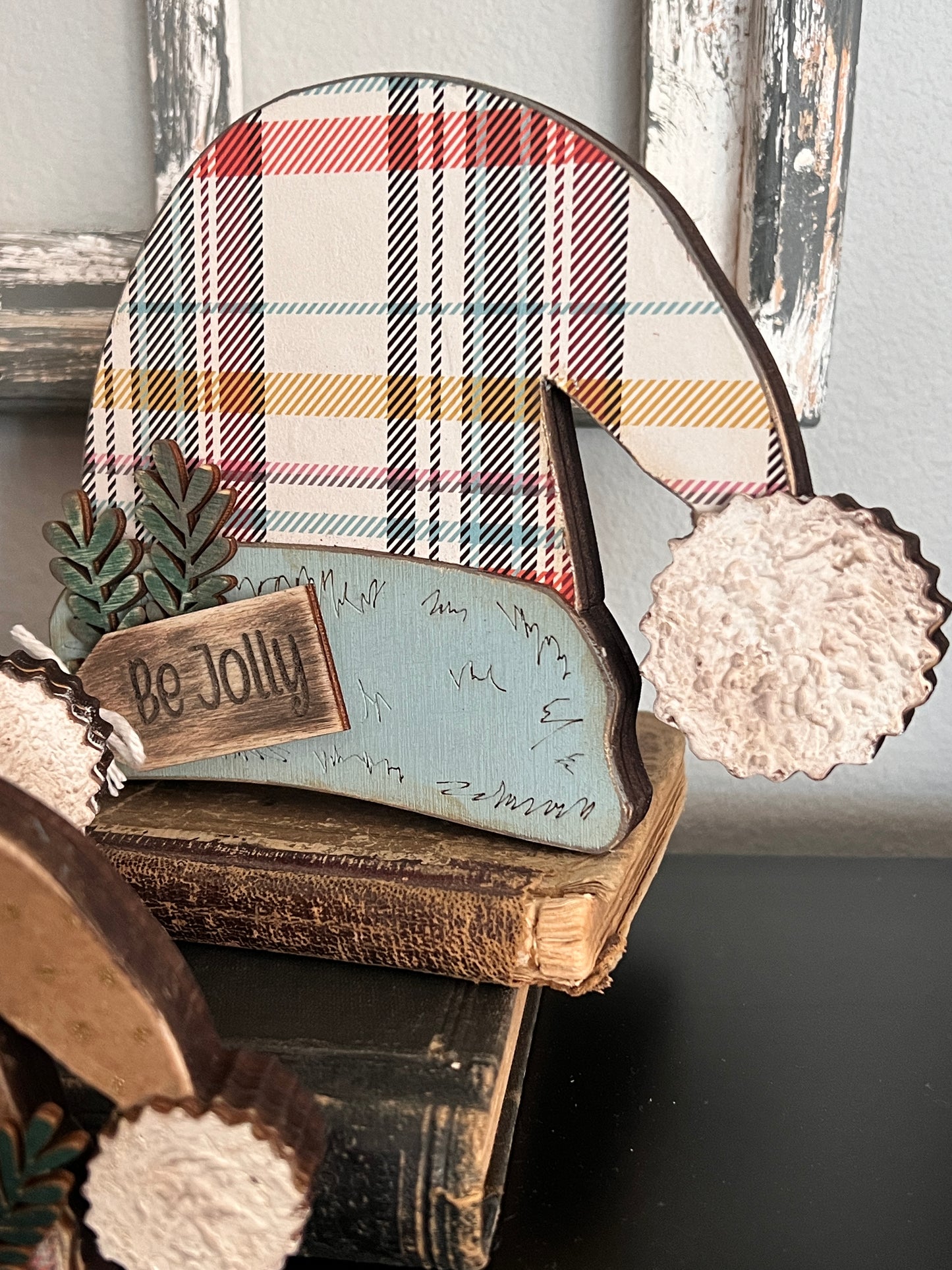 Santa Hat Shelf Sitters