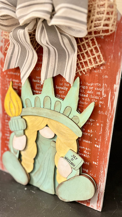 Lady Liberty on Door Tag