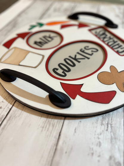 Santa Cookie Tray