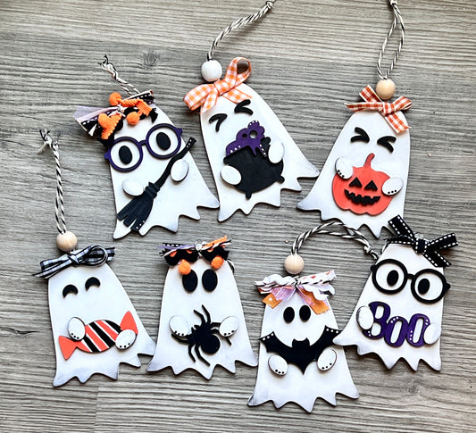 Ghost ornaments DIY kits